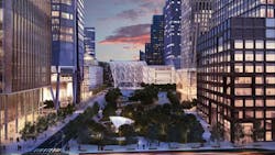 The development of Hudson Yards will create more than 23000 construction jobs to build more than 17 million square feet of commercial and residential space more than 100 shops a collection of restaurants approximately 5000 residences and a 175room luxury hotel along with acres of public space The development of Hudson Yards will create more than 23000 construction jobs to build more than 17 million square feet of commercial and residential space more than 100 shops a collection of restaurants approximately 5000 residences and a 175room luxury hotel along with acres of public space