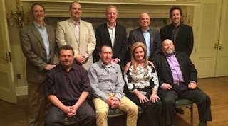 Fromm&rsquo;s 2014 Chairman&rsquo;s Circle Recipients: Front row (left to right) - Robert Moratelli, Charles Vincent, Jill Klodowski, William Dennis Randolph. Back row (left to right) - Jon Gerhart (V.P.-industrial sales); Josh Holly; Michael Fromm (CEO); John Hanna (president &amp; COO); and Lou Fromm (V.P. &ndash; business development).
