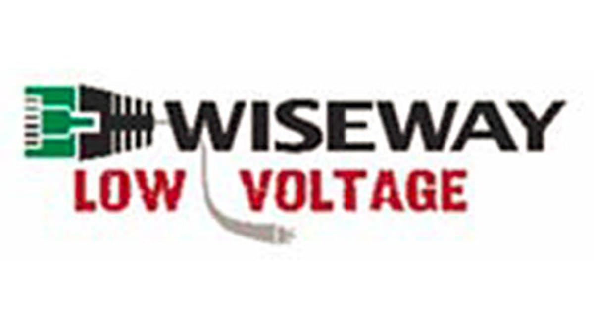 From its acquisition of U.S. Voice Data Video, Wiseway Supply is building a new sales team to grow the low-voltage market, with the above logo.