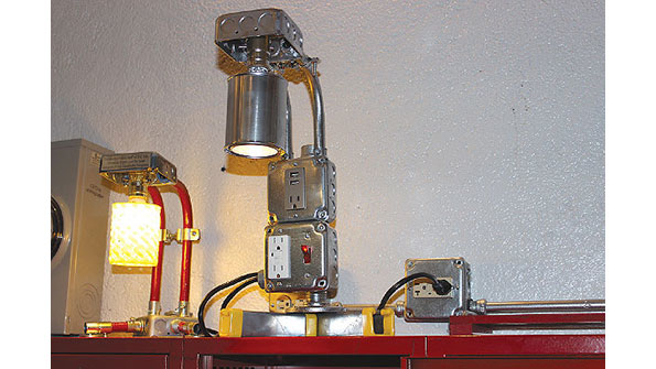 Students at DundeeCrown High School construct and wire lights using 1rdquo Minerallac straps and Cully bolts washers and nuts