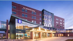 The new 380000squarefoot sevenstory health care addition for Akron Childrenrsquos Hospital offers 33 emergency treatment rooms 75 NICU beds behavioral health procedures outpatient surgery and diagnostic imaging The new 380000squarefoot sevenstory health care addition for Akron Childrenrsquos Hospital offers 33 emergency treatment rooms 75 NICU beds behavioral health procedures outpatient surgery and diagnostic imaging