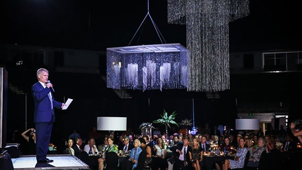 Republic president Mark Kilmer addressed guests in the transformed iWireless Center to mark the companyrsquos 100th anniversary