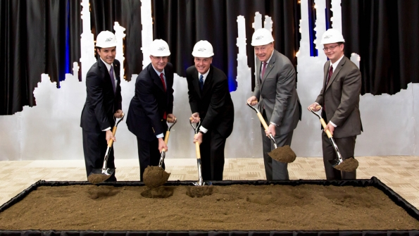 Chevron Phillips Chemical hosts ceremonial groundbreaking for its US Gulf Coast USGC Petrochemicals Project at the Cedar Bayou plant in Baytown Texas From left to right Jay Guerrero representative from US Senator John Cornynrsquos office Van Long plant manager of Cedar Bayou plant Peter Cella CEO of Chevron Phillips Chemical Wayne Smith Texas State representative and Jack Morman Harris County commissioner