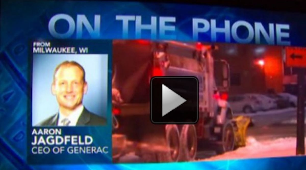 With winter storms raging, Generac&apos;s CEO says generators are top-of-mind again.