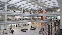 Tec Studio Inc and designer Ardra Paige Zinkon did the lighting for the Columbus Metropolitan LibraryMain Branch Columbus Ohio one of two winners in the Professional category Tec Studio Inc and designer Ardra Paige Zinkon did the lighting for the Columbus Metropolitan LibraryMain Branch Columbus Ohio one of two winners in the Professional category