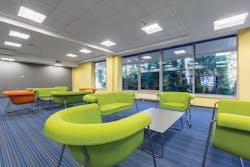 TLEDs in an office lobby setting TLEDs in an office lobby setting