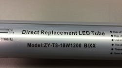 Ewweb 3678 Link Direct Replacement Led Tube Lamp Model Zy T8 18w1200 Bixx