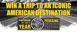 Klein Tools Electrician of the Year graphic Klein Tools Electrician of the Year graphic