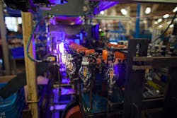 Production line at St. Marys, PA, Sylvania plant Production line at St. Marys, PA, Sylvania plant