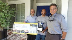 Jimmy Ferris, center, Klein Tools Electrician of the Year 2017 Jimmy Ferris, center, Klein Tools Electrician of the Year 2017