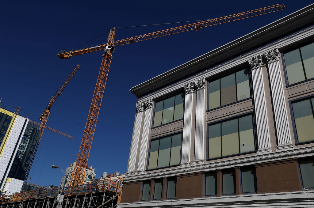 Construction crane San Francisco 2017, Photo by Justin Sullivan/Getty Images