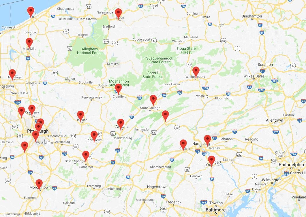Hite Co location map