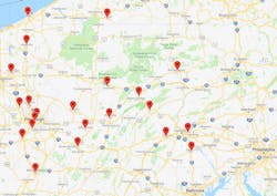 Hite Co location map Hite Co location map