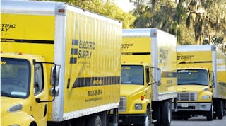 From its one location in Tampa, Electric Supply Inc. covers 90% of Florida with the help of 24 delivery trucks.
