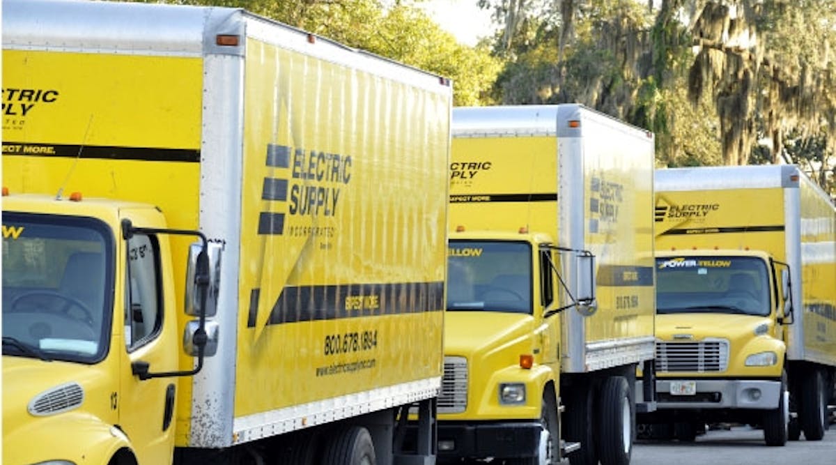 From its one location in Tampa, Electric Supply Inc. covers 90% of Florida with the help of 24 delivery trucks.