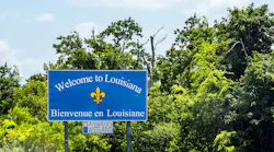 Louisiana welcome sign