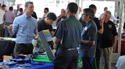 Schneider Electric&rsquo;s Colton Wiseman, discusses the company&rsquo;s IPaCS products with Stoneway customers from Flow Technologies.