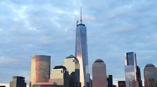 Office construction around the World Trade Center site, including the recently completed Freedom Tower shown here, has been one of the largest construction projects in the country over the past few years.