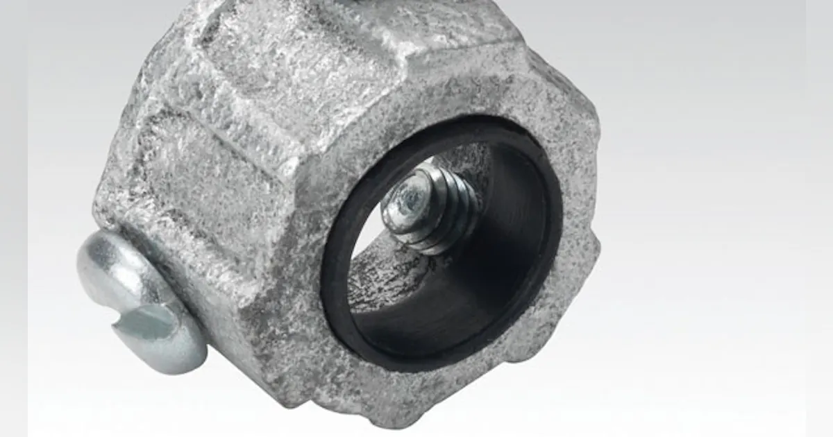 Threadless Ground Nut Threadless grounding bushings | Electrical Wholesaling