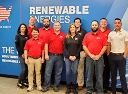 CES&rsquo; Renewable Energies Group, led by McNamara (far right), is based out of North Carolina, although much of its work is being done on the national scale.
