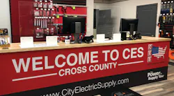 Interior of the CES Cross County store in South Carolina.
