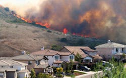 According to a recent New York Times report, more than 5 million acres have burned across Washington, Oregon and California, with thousands of buildings destroyed. According to a recent New York Times report, more than 5 million acres have burned across Washington, Oregon and California, with thousands of buildings destroyed.