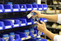 Scanning products with the Storeroom Logix smartphone app. Scanning products with the Storeroom Logix smartphone app.