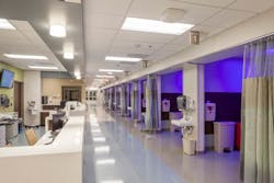 When a room is not in use, the disinfection mode automatically turns on to provide maximum disinfection. When a room is not in use, the disinfection mode automatically turns on to provide maximum disinfection.