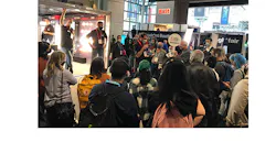 Mark Roush, principal, Experience Lighting, Red Bank, NJ, gave show attendees a tour of the show floor to highlight winners of the LightFair Innovation Awards.