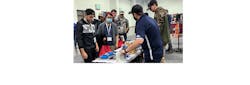 The Ideal Industries booth attracted plenty of students who wanted to compete in the Ideal National Championship wiring competition. The Ideal Industries booth attracted plenty of students who wanted to compete in the Ideal National Championship wiring competition.