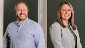 Adam Becker (right) and Erin Ryan (left)