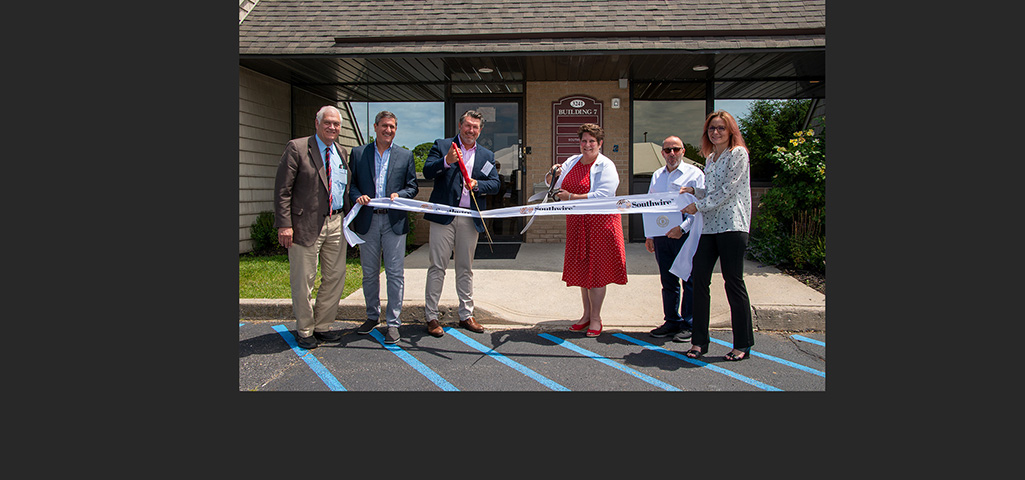 The Southwire and Topaz team celebrated their new office in Medford, NY, with an official ribbon-cutting.