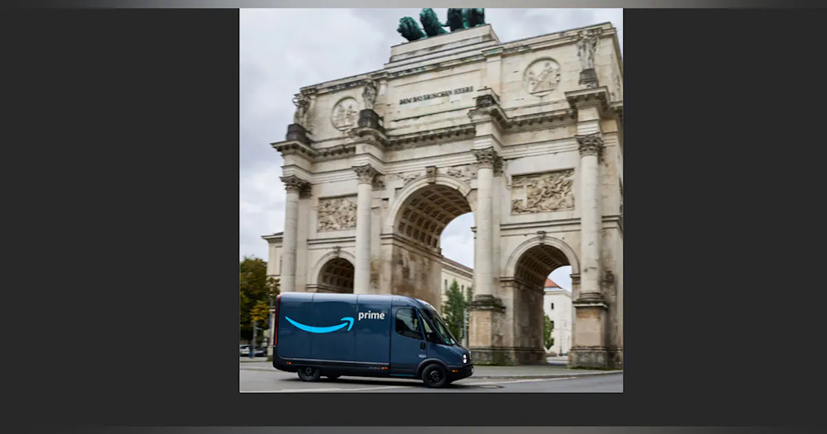 Amazon Courrier Rivian Amazon to Deploy 300 Rivian Delivery Vans in Europe | Electrical ...