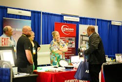 Forty exhibitors enjoyed the opportunity to visit the 200 seminar attendees. Forty exhibitors enjoyed the opportunity to visit the 200 seminar attendees.