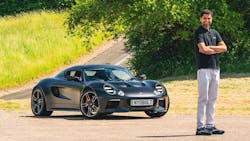 Dr. Sai Shivareddy, the company’s founder and CEO with the Nyobolt EV prototype. Dr. Sai Shivareddy, the company’s founder and CEO with the Nyobolt EV prototype.