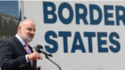 Jason Seger, Border States president and CEO, at the groundbreaking. Jason Seger, Border States president and CEO, at the groundbreaking.