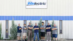The Tulsa Winlectric team, from left, Brandon Mercer, Landon Bart, Colton Collier, President Jacob Wares, Zevveyln Balalong, Campbell Yeager and Mike Lindwall. Not pictured is Jordan Hemphill.